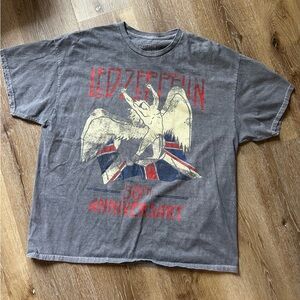 Urban Outfitters Gray Led Zeppelin Graphic T-Shirt